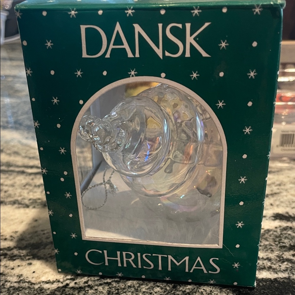 Dansk Iridescent Glass Ornament